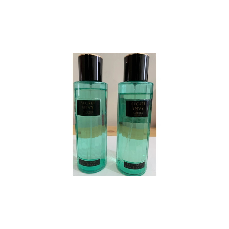 New Aoura London Secret Envy Fragrance Mist 2 X 220ml