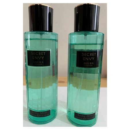 New Aoura London Secret Envy Fragrance Mist 2 X 220ml