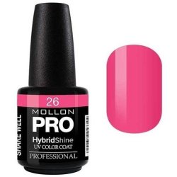Mollon Pro Semipermanent Hybrid Shine Nail Polish 15ml Alice 26