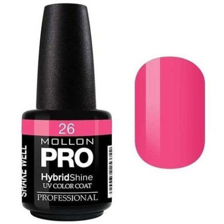 Mollon Pro Semipermanent Hybrid Shine Nail Polish 15ml Alice 26