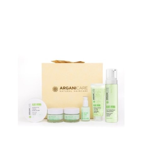 Arganicare Moisturizing Facial Care Set With Aloe Vera 6 Pcs