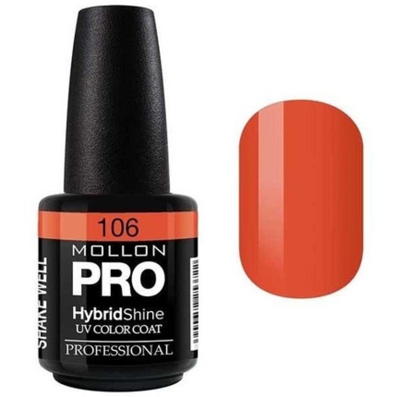 Mollon Pro Semipermanent Hybrid Shine Nail Polish Henriette 106 15ml