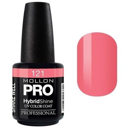 Mollon Pro Semipermanent Hybrid Shine Nail Polish Summer Mood 121 15ml