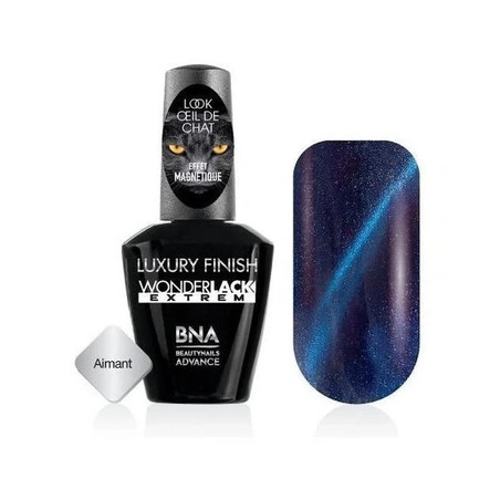 Bna Wonderlack Extrem Cat Eye Russian Blue Permanent Nail Polish 12ml