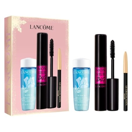 Set Lancome Monsieur Big Mascara 01 Bifacil Eye 30ml Khol Eye Pen Mini 027 Noir