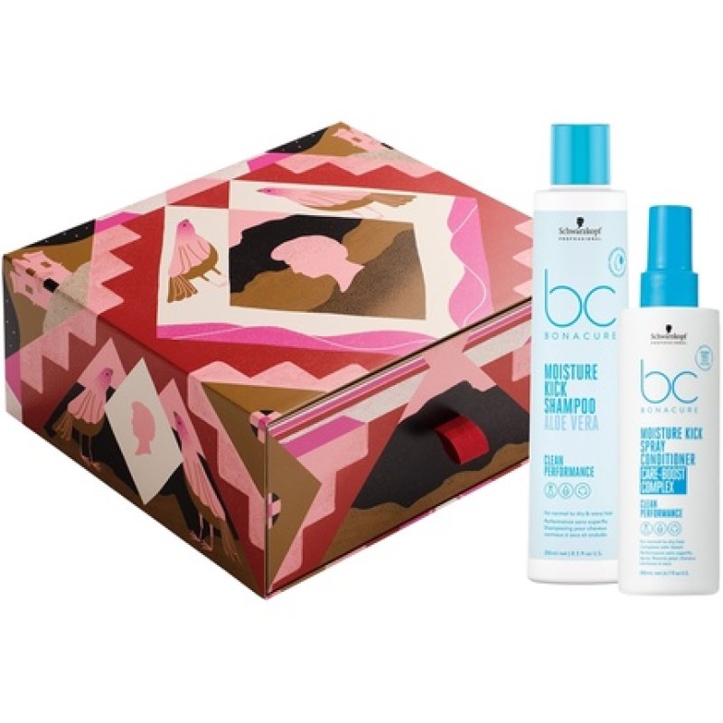 Schwarzkopf Bc Moisture Kick Gift Set Moisturizing Shampoo Spray