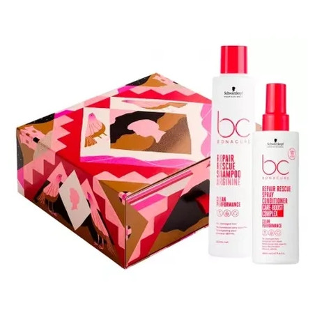 Schwarzkopf Bonacure Repair Rescue Shampoo And Repair Rescue Balm Spray Set 250 Ml Shampoo 200 Ml Balm Spray