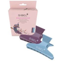 Sibel Butterfly Clamps Pack Of Butterfly Clips Turquoise And Plum 6 Units