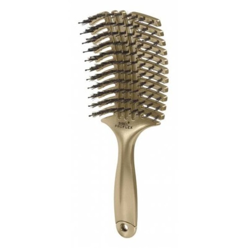 Sibel Proflex L Hair Styling Brush Gold