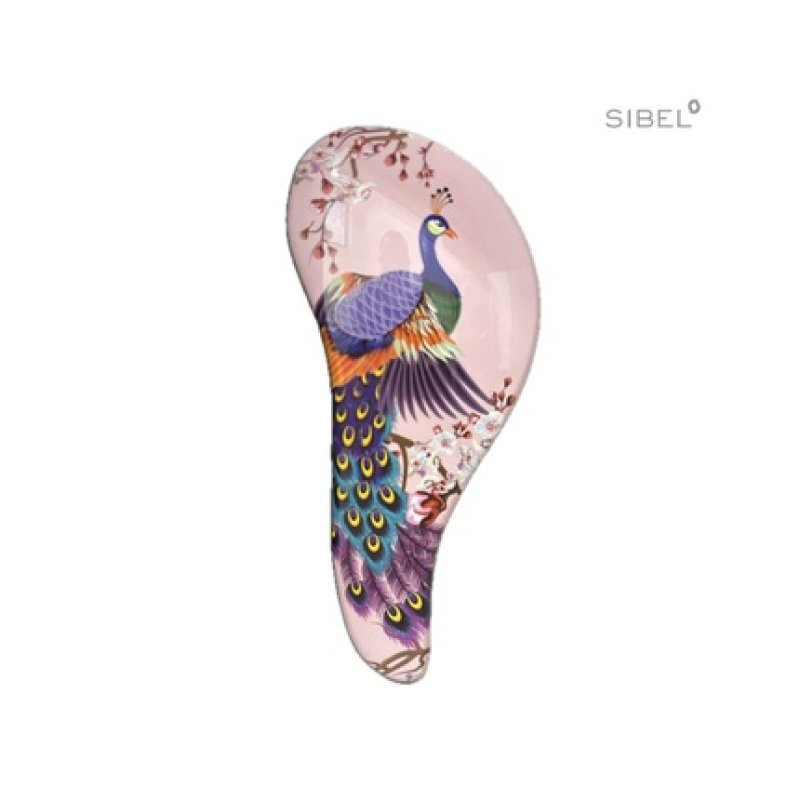 Sibel Meli'melo' Pink Japan Peacock Brush