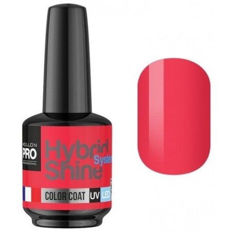 Mollon Pro Mini Semipermanent Hybrid Shine Nail Polish 8ml Coral 204