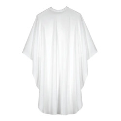 Sibel Cutting Cape Flexi 2 White A Versatile Hair Cutting Cape