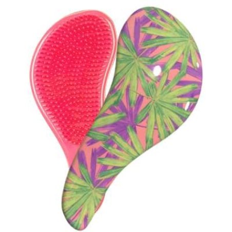 Sibel Mili Melo Detangling Brush Neon Coral Edition