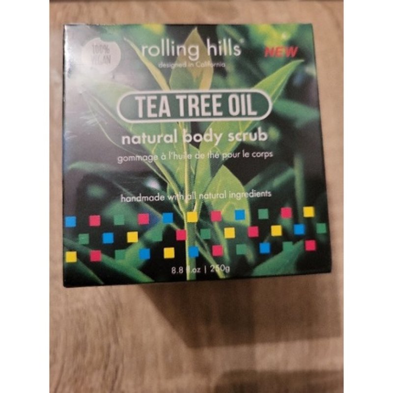 Rolling Hills Body Scrub Tea Tree Oil 250 Grams