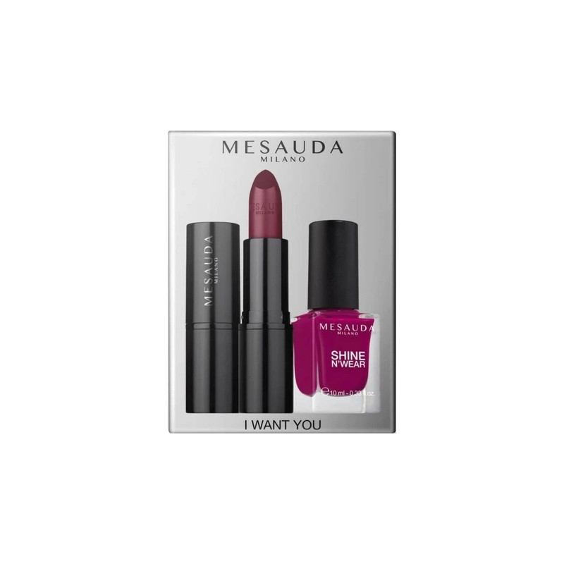 Mesauda Milano I Want You Kit Lipstick 517 Gothicfull Nail Polish 217 Luxury