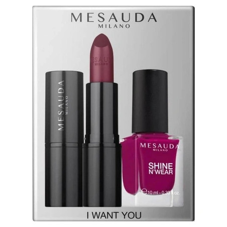 Mesauda Milano I Want You Kit Lipstick 517 Gothicfull Nail Polish 217 Luxury