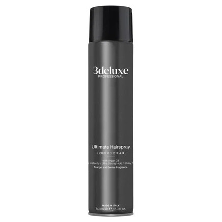 3deluxe 3deluxe Ultimate Hairspray Ultrastrong Hold Hairspray 500ml