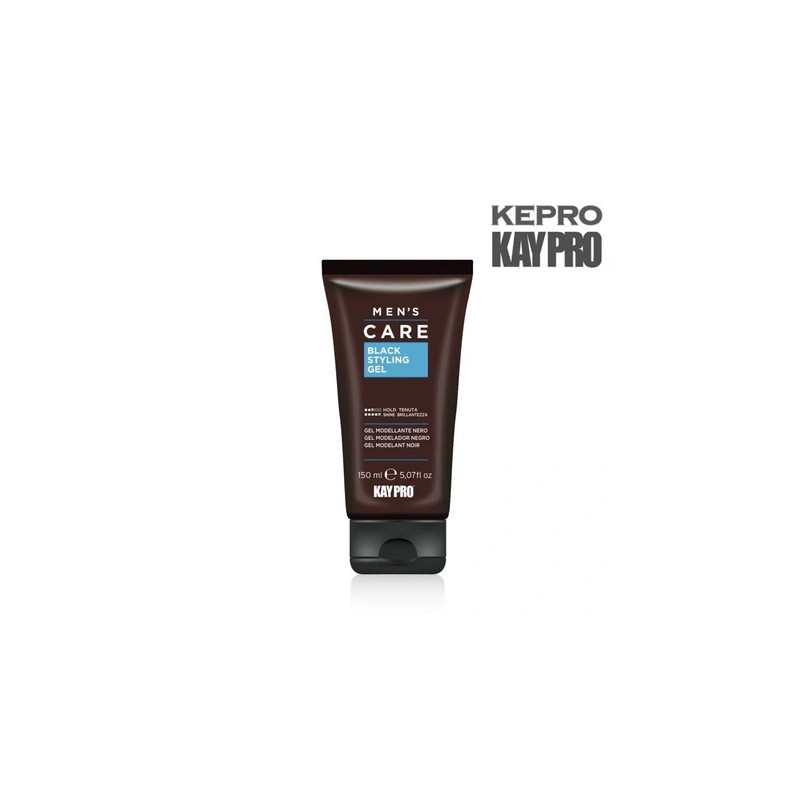 Men Care Kepro Mens Care Black Styling Gel Hair Styling Gel 150ml