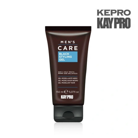 Men Care Kepro Mens Care Black Styling Gel Hair Styling Gel 150ml