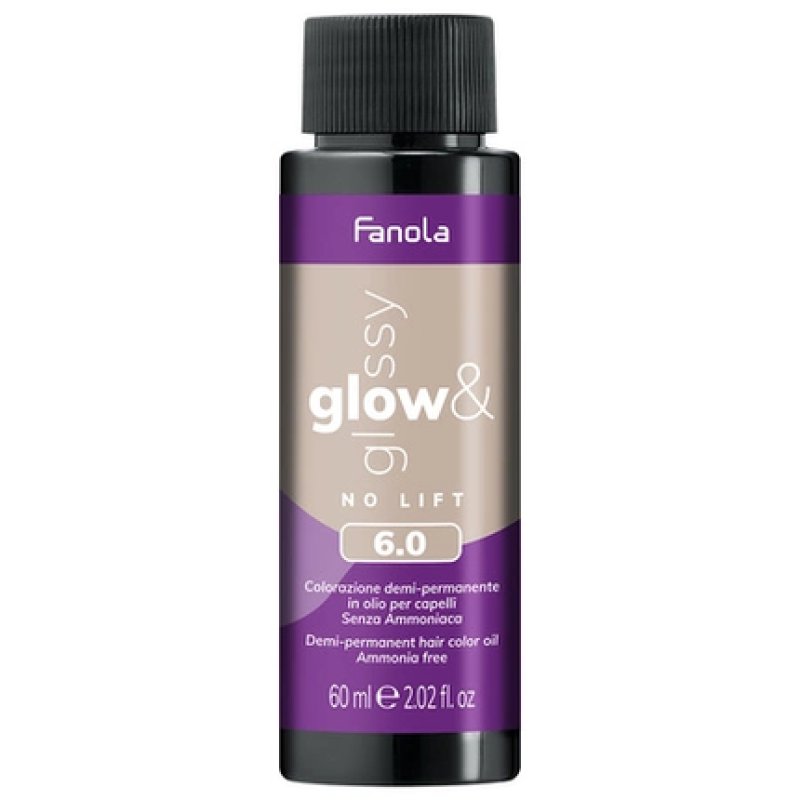 Fanola Glow & Glossy Semipermanent Hair Dye Without Ammonia 60 Ml