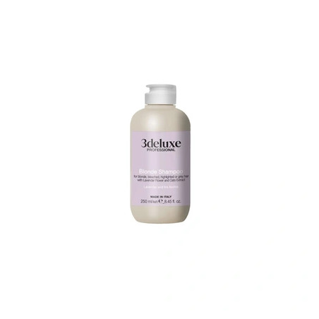 3deluxe Professional Blonde Shampoo 250 Ml For Blonde Hair