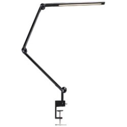 Hansa Lampe de bureau à LED "Ray Flex", avec pince, noir