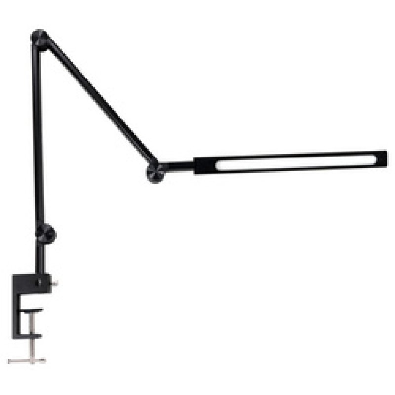 Hansa Lampe de bureau à LED "Ray Flex", avec pince, noir