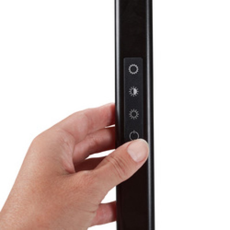 Hansa Lampe de bureau à LED "Ray Flex", avec pince, noir