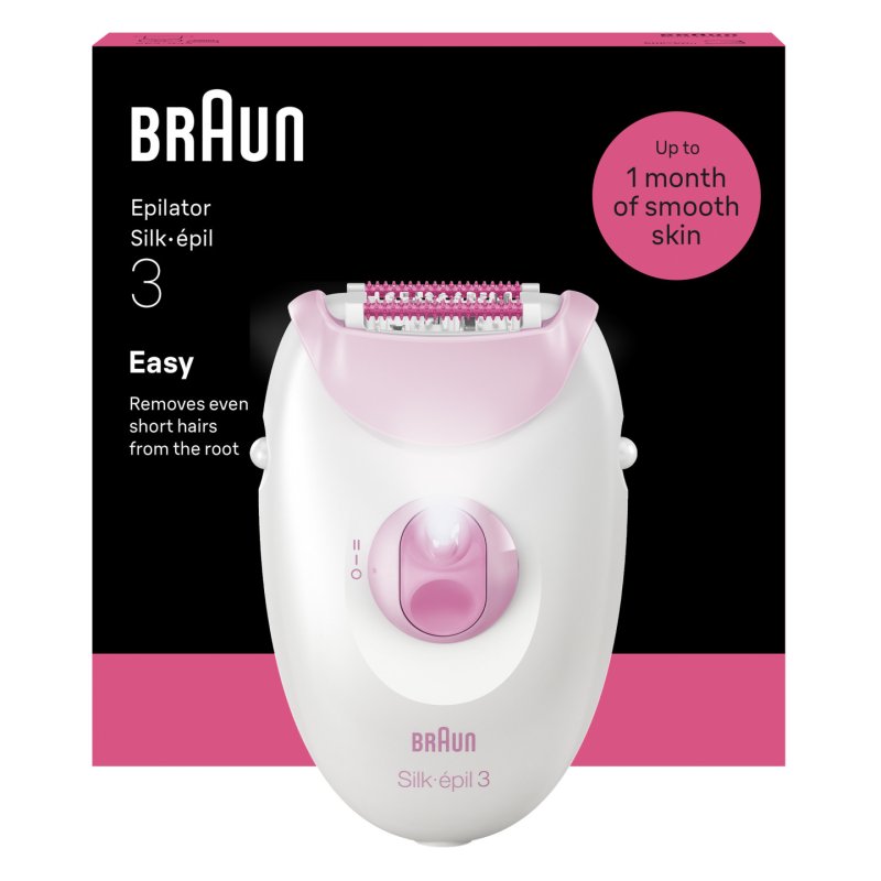 Braun - Silk·épil 3 Corded Epilator - Pink