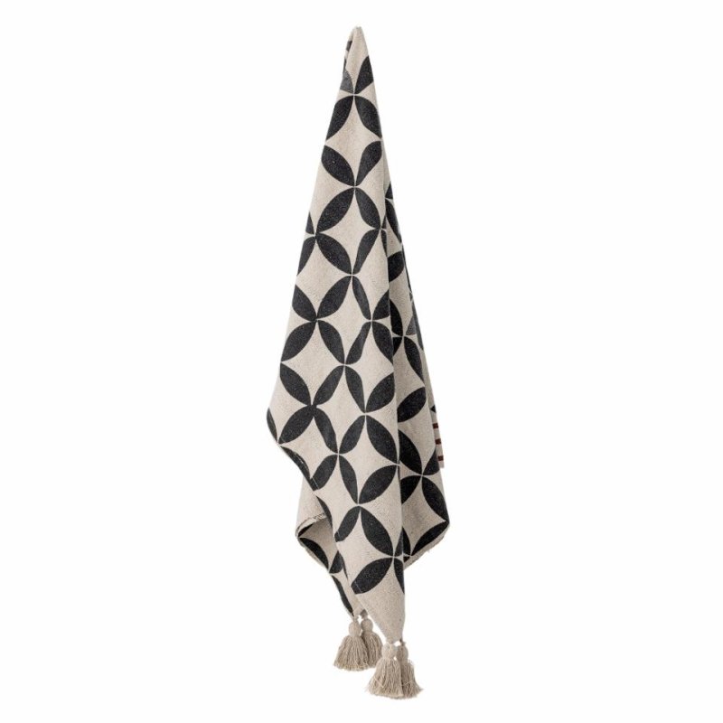 Bloomingville 82066562 throw blanket 130 x 160 cm Cotton Natural