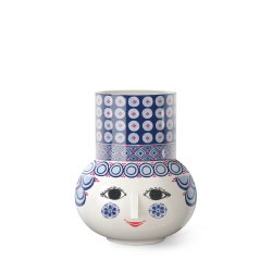 Bjørn Wiinblad - Olga Vase - Blue - 20 cm