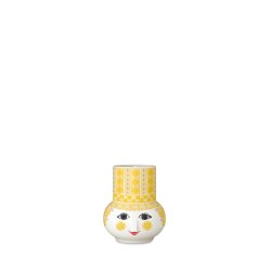 Bjørn Wiinblad - Olga Candle Holder - Yellow - H9 cm