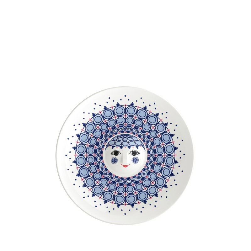 Bjørn Wiinblad - Olga Dish - Blue - Ø33 cm