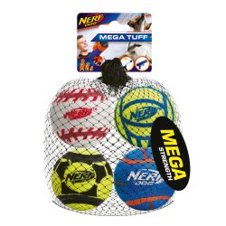 NERF - Dog Tough Sports Balls - Medium