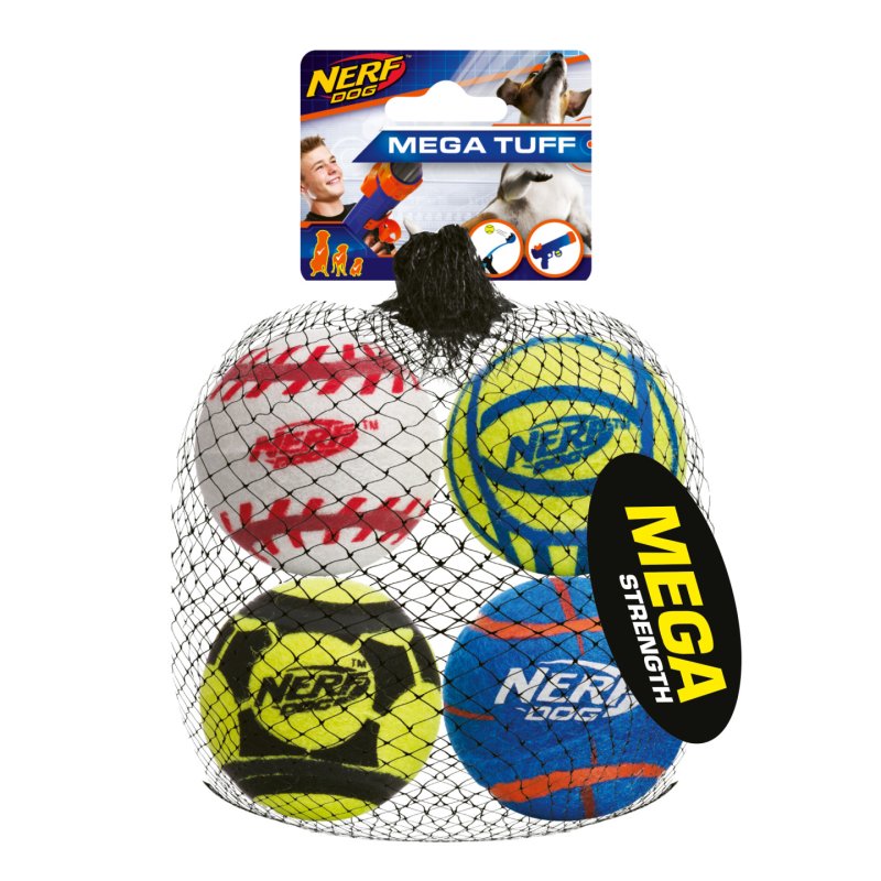 NERF - Dog Tough Sports Balls - Medium