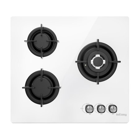 ISEASY MGBG-603 gas hob, 3 burners (white)