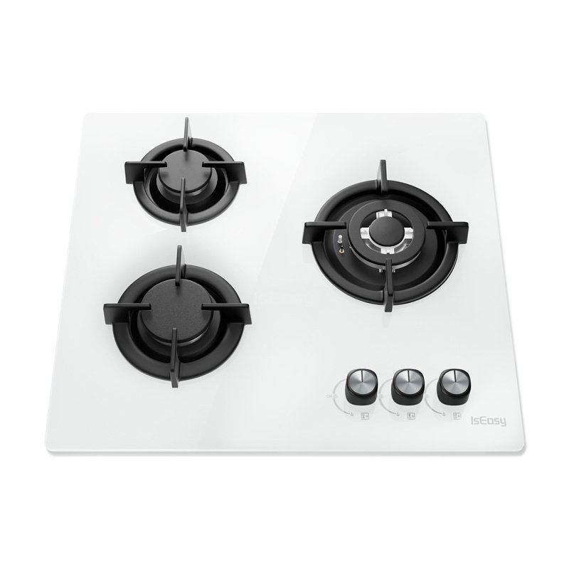 ISEASY MGBG-603 gas hob, 3 burners (white)