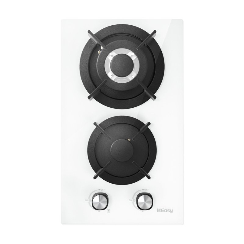 ISEASY MGBG-312A gas hob, 2 burners (white)