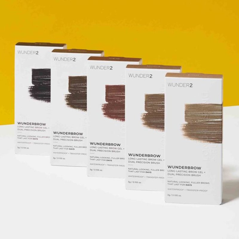 WUNDER2 Wunderbrow eyebrow gel Black brown