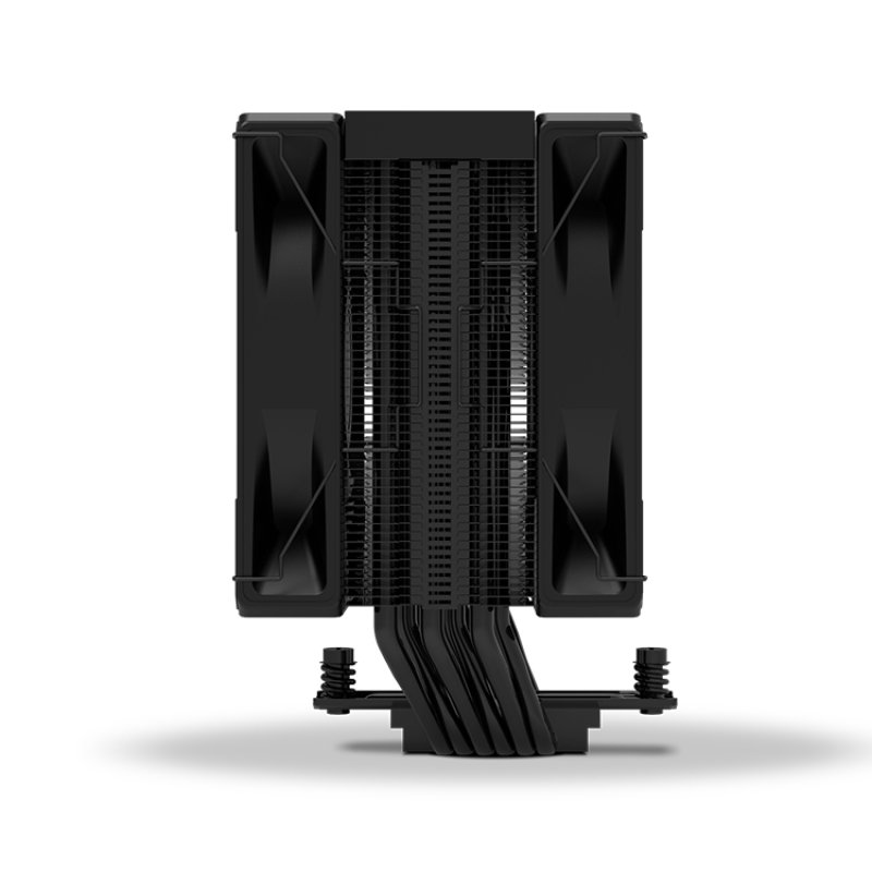 NOX Hummer H-200 LCD Processeur Refroidisseur d'air 12 cm Noir 1 pièce(s)