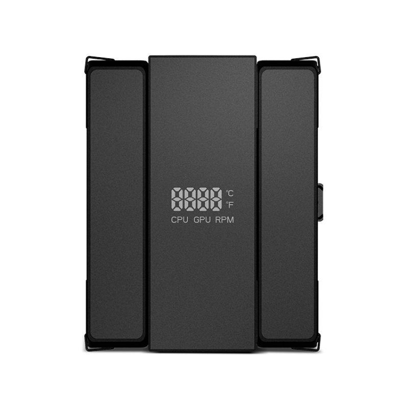 NOX Hummer H-200 LCD Processeur Refroidisseur d'air 12 cm Noir 1 pièce(s)