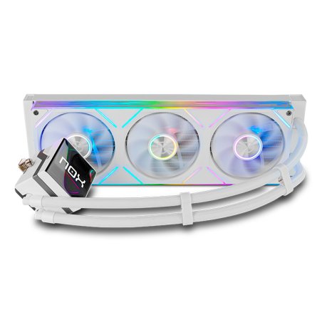 REFRIGERACION LIQUIDA NOX M-360 LCD 3XVENT 120MM PWM ARGB BLANCO