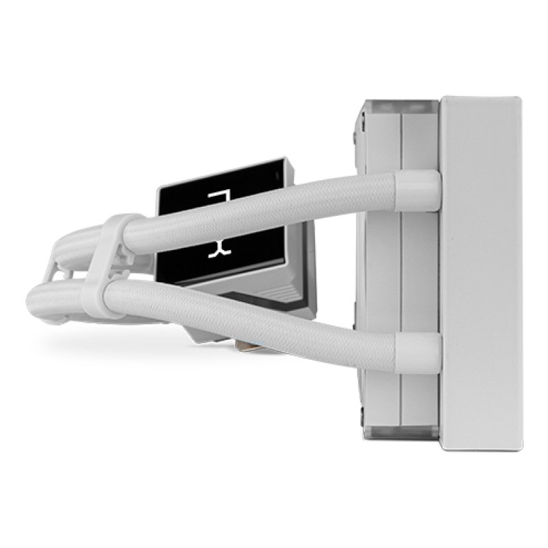 NOX Hummer M-360 LCD White Processeur Refroidisseur de liquide tout-en-un 12 cm Blanc 1 pièce(s)