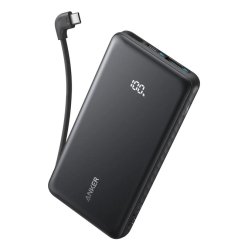 POWERBANK ANKER 10000 MAH 30W CON CON CABLE USB-C INTEGRADO