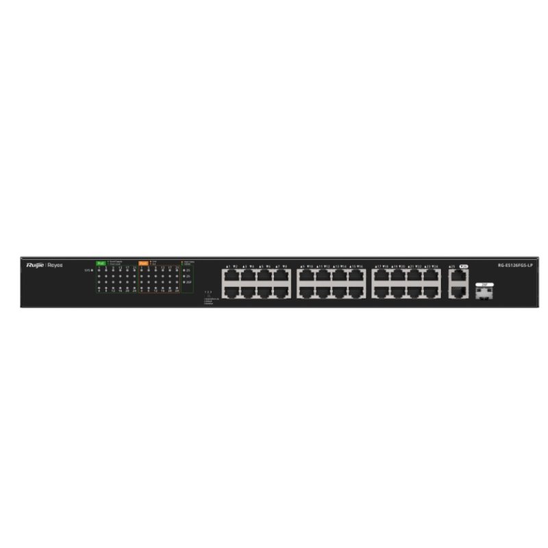 SWITCH RUIJIE UNMANAGED 24 RJ45 POE 1 SFP COMBO