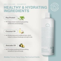Neuma Neu Volume Shampoo 32 Fl Oz with Fennel, Ylang Ylang, Patchouli, and Vanilla
