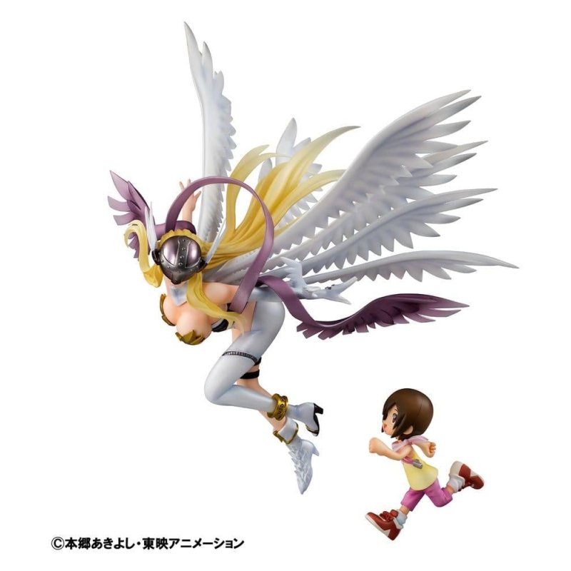 DIGIMON - Angewomon & Hikari Yagami - Statuette G.E.M. 22cm