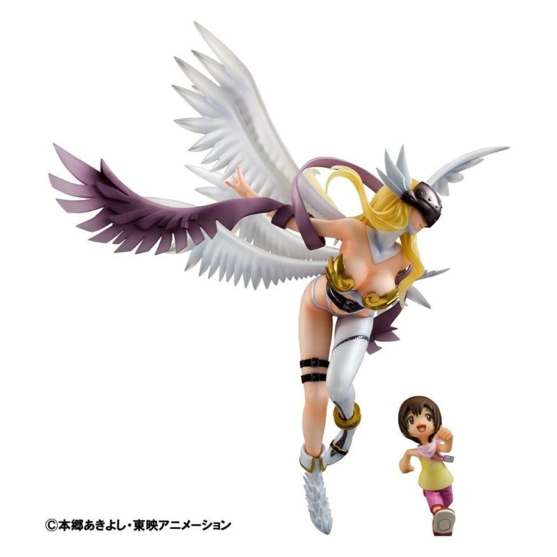 DIGIMON - Angewomon & Hikari Yagami - Statuette G.E.M. 22cm