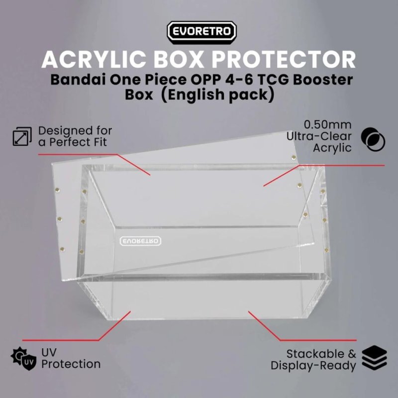 EVORETRO - Acrylique Magnetic Protector For Display One Piece 1pc