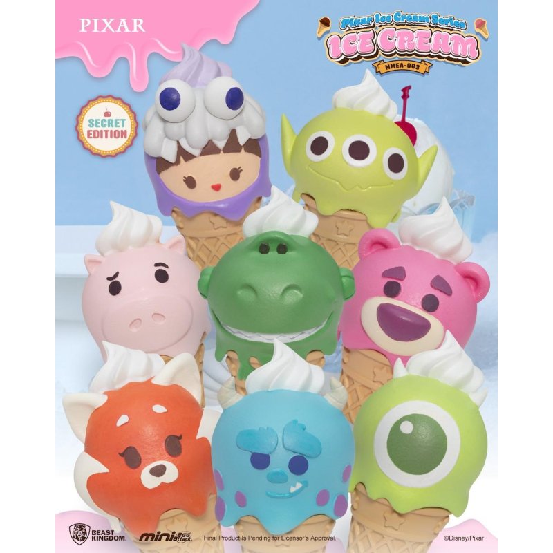 DISNEY - Pixar Ice Cream Series - Blind Box Set 24 Figurine 3.5cm